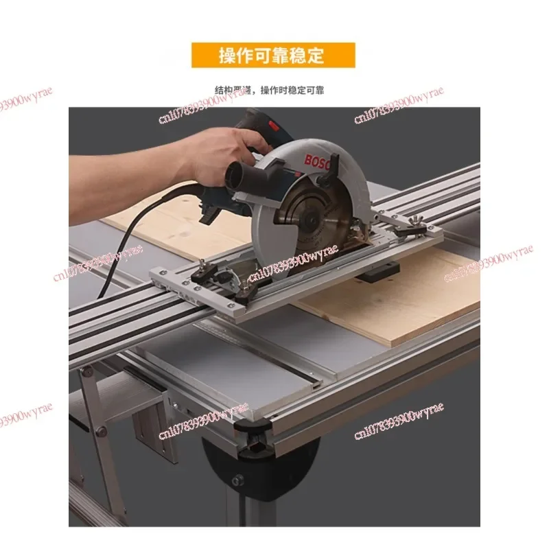 New, double layer, electric circular saw, lift, guide rail, accessories woodworking