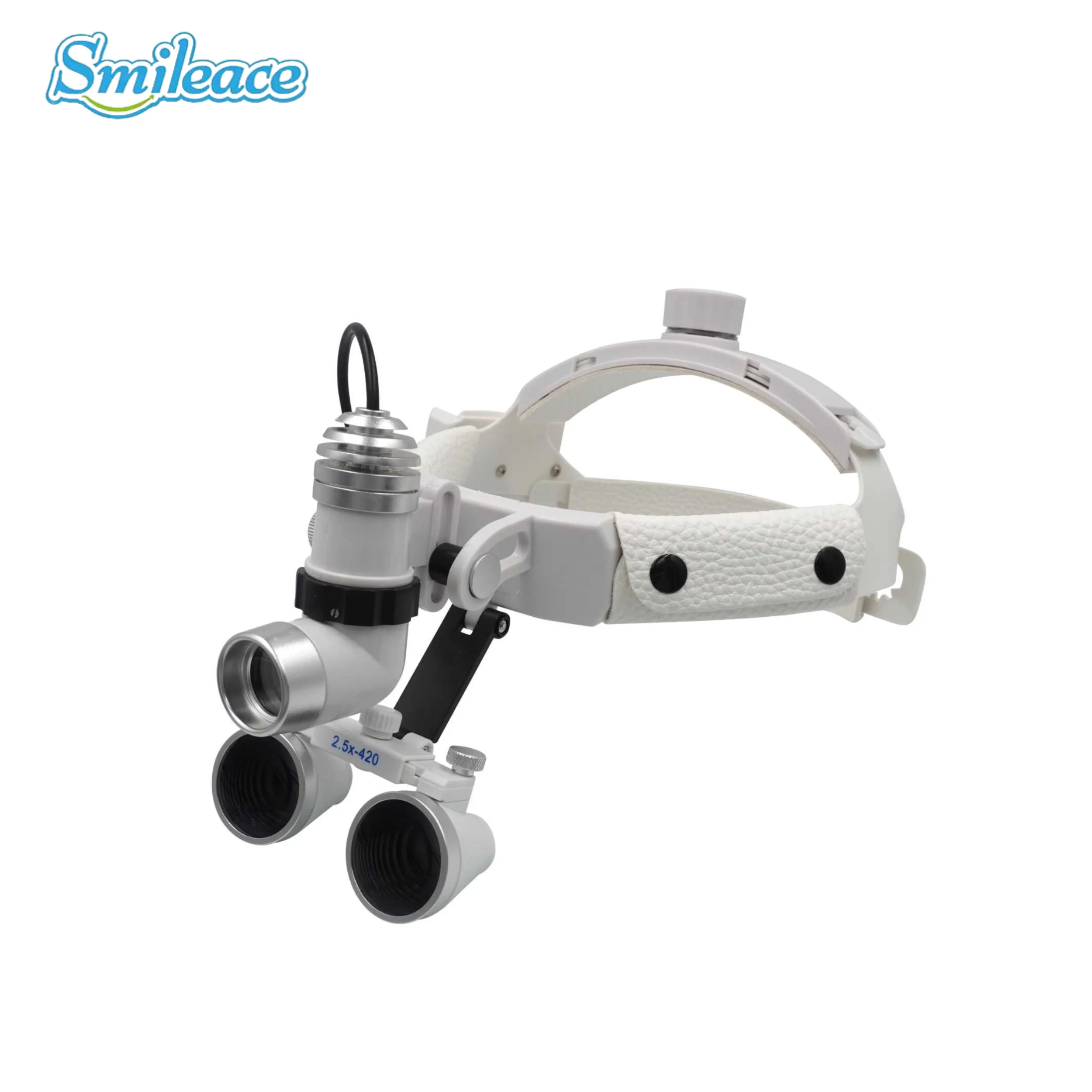 

Dental LED Head Light Lamp For Lab Binocular Loupes Brightness Adjustable Dental Headlamp Head-mounted Surgical Headlight