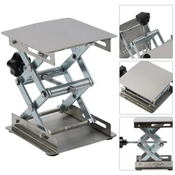 Woodworking Machinery Router Lift Adjustable Stainless Steel Lifting Table Laboratory Manual Stand Laboratory Lifting Platform