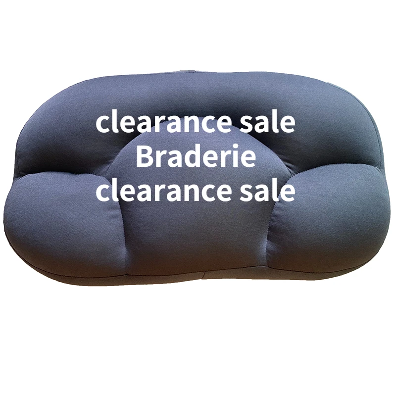 All-round Cloud Pillow Multifunctional Egg Sleep Pillow Solid Color Super Soft Pillow for Old People Young Children Home Textile