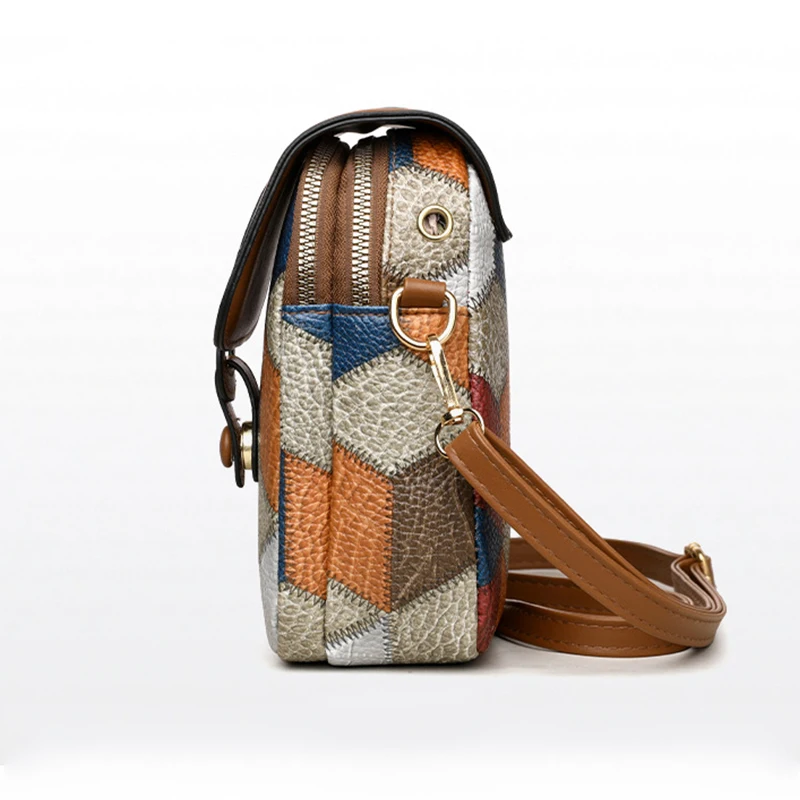 Handytasche Umhängetasche Damen Umhängetasche Vielseitig Modisch Exquisit Weiches Leder Lässige kleine Tasche – Detail 15