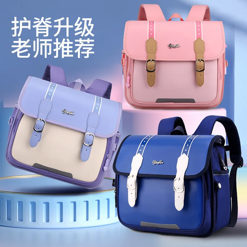 Cartoon Backpack Primary School Schoolbag Kids Backpack Boy School Bags Birthday Gift Bag Anime Figure Rucksack School Bag