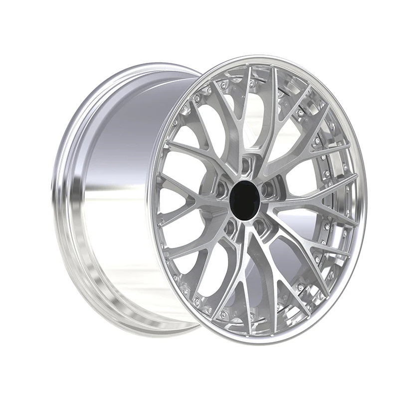 Forged Racing Wheels 20 21 22 24 26 Inch Custom Brushed Bronze Polished Lip Rims 2-piece Wheels