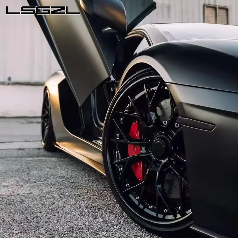 i LSGZL Custom 18 19 20 21 22 Inch Forged 2-piece 5x112 5x114.3 5x120.65 5x127 5X130 6x139.7 Aluminium Alloy Passenger Car