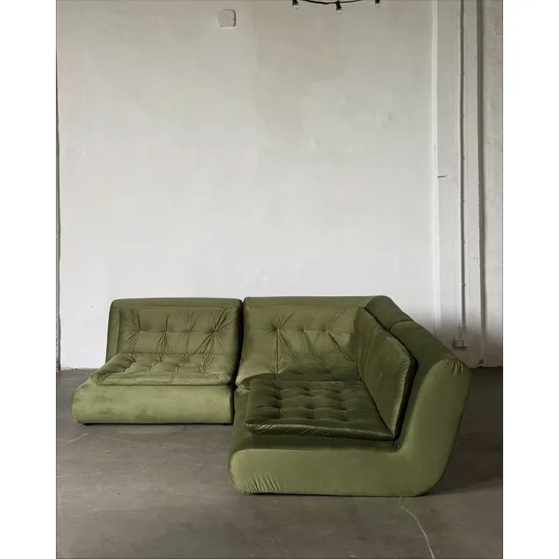 Sofa Bauhaus style free-position module combination flannel sofa
