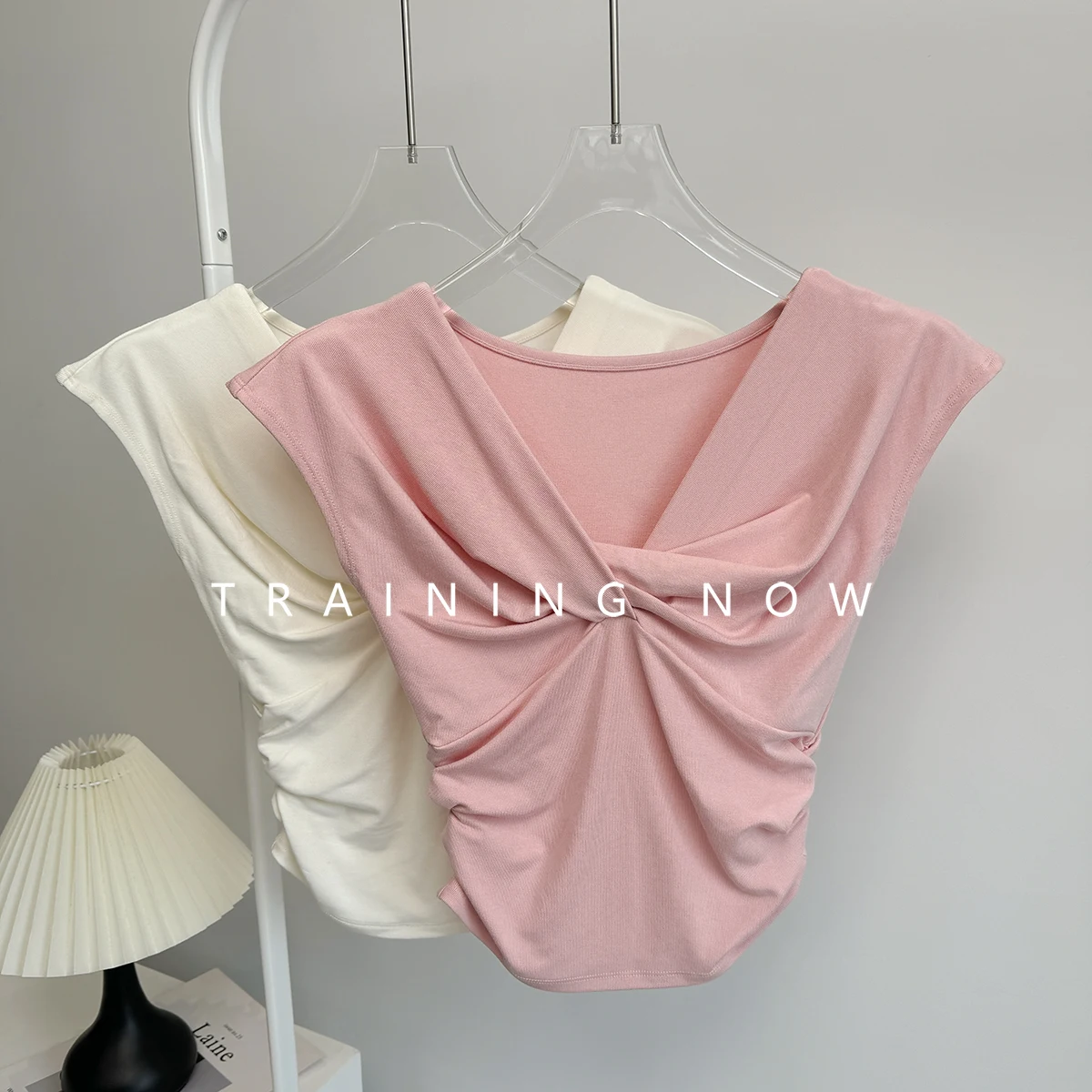 

Sportless vest for women in summer thin slim fit slim running speed dry yoga clothing fitness training sportswear