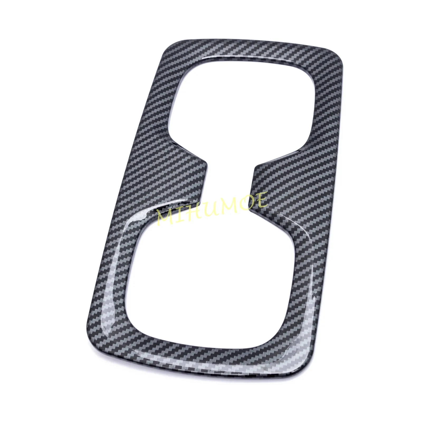 Carbon Fiber Car Rear Seat Drink Cup Holder Interior Decoration Cover Trims For Lexus NX250 NX350 NX450h+ 2022 2023 2024