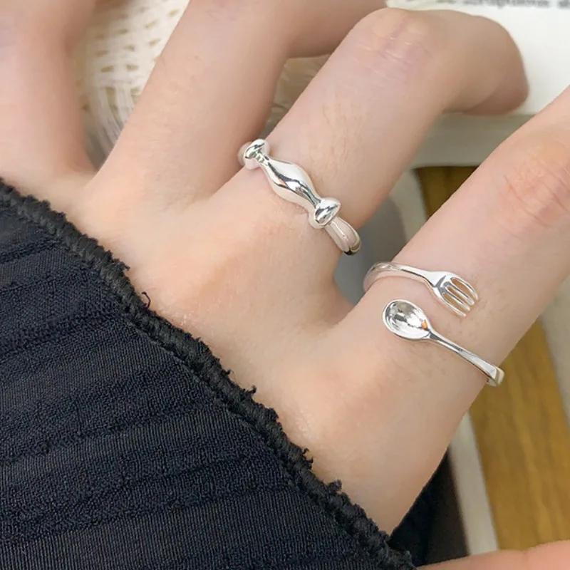 GANPUP Süße Modische Bambus-Perlen Verstellbare Ringe für Frauen Paare Modischer Neuer Fingerring Schmuck Valentinstagsgeschenk Party – Detail 6