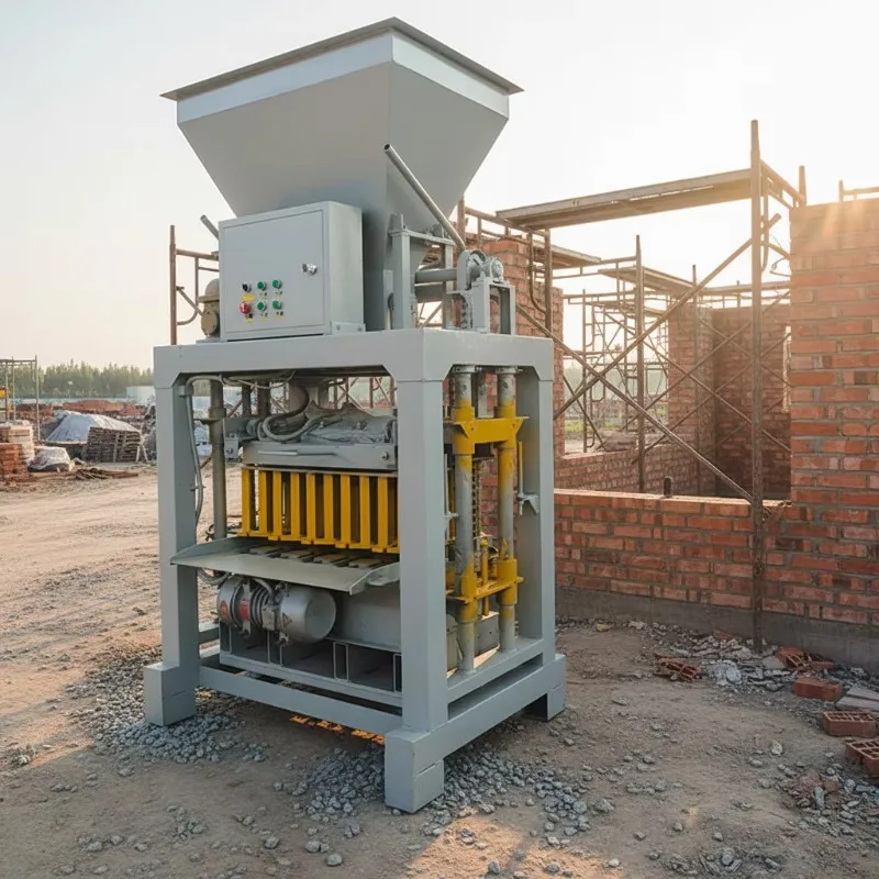 Manual Hydraulic Pressure Block Making Machine Gearbox Bearing Multi-Purpose Sand Brick Molding Machine Easy Operate