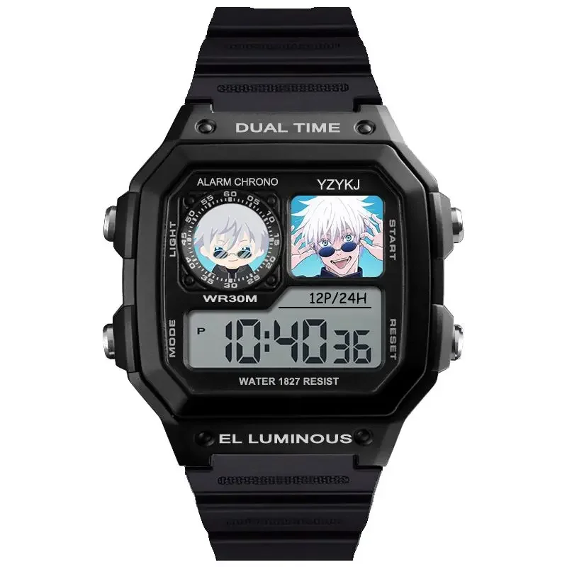 Jujutsu Kaisen Gojo Satoru anime cartoon children's student electronic watch life waterproof fashion watch holiday gift