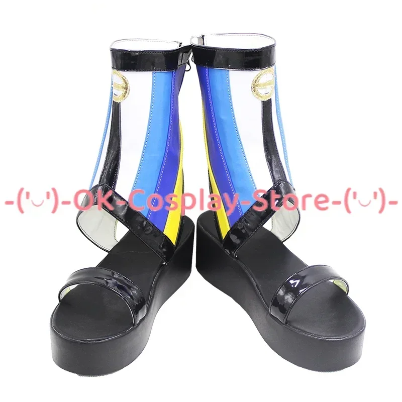 [Customized] FGO Tomoe Gozen Cosplay Shoe Game Fate Grand Order Anime Roleplay Props Halloween Carnival Party PU Leather Boots