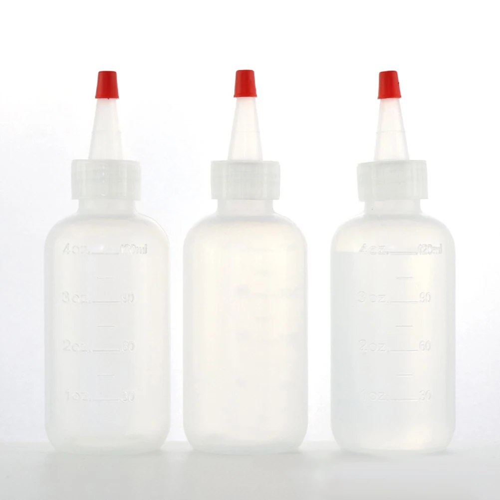 

15 Pcs Plastic Bottle Squeeze Condiment Bottles Mini with Scale Sauce Cap Storage