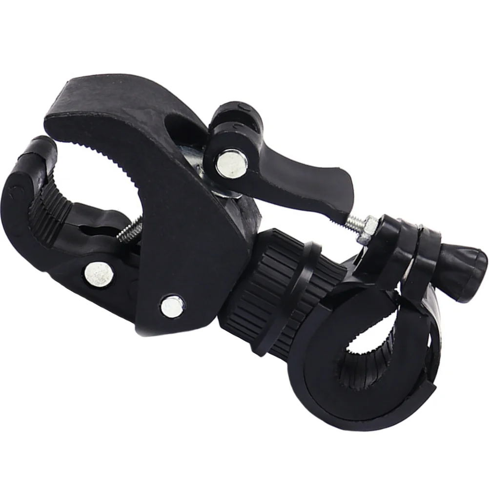 

Bike Flashlight Holder Rotatable 360 Degrees Sturdy Plastic Mount Bracket for Cycling Night Riding Bike Flashlight Mount