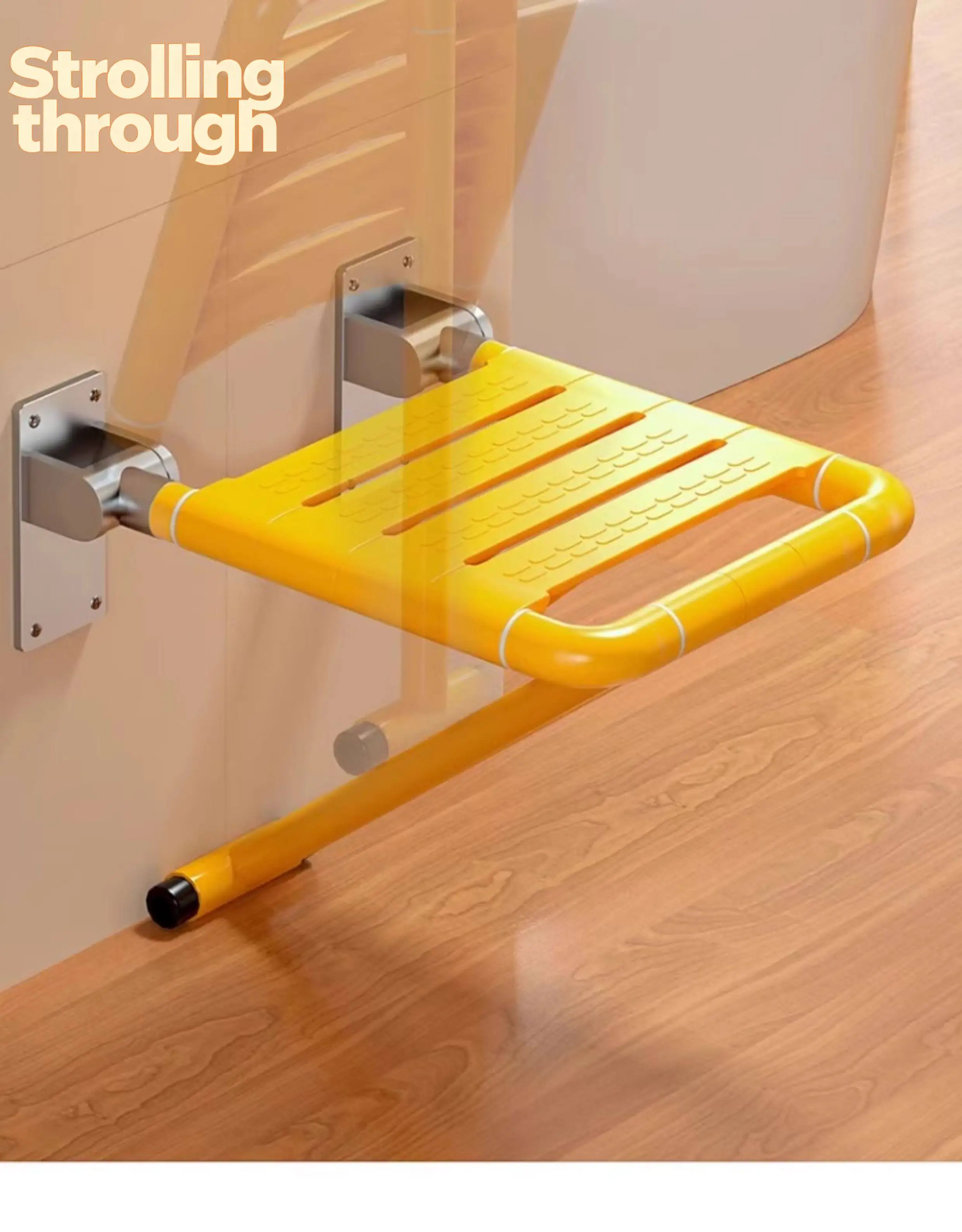 

bathroom special folding stool toilet elderly stool seat shower room folding chair pregnant women bathing non-slip stool