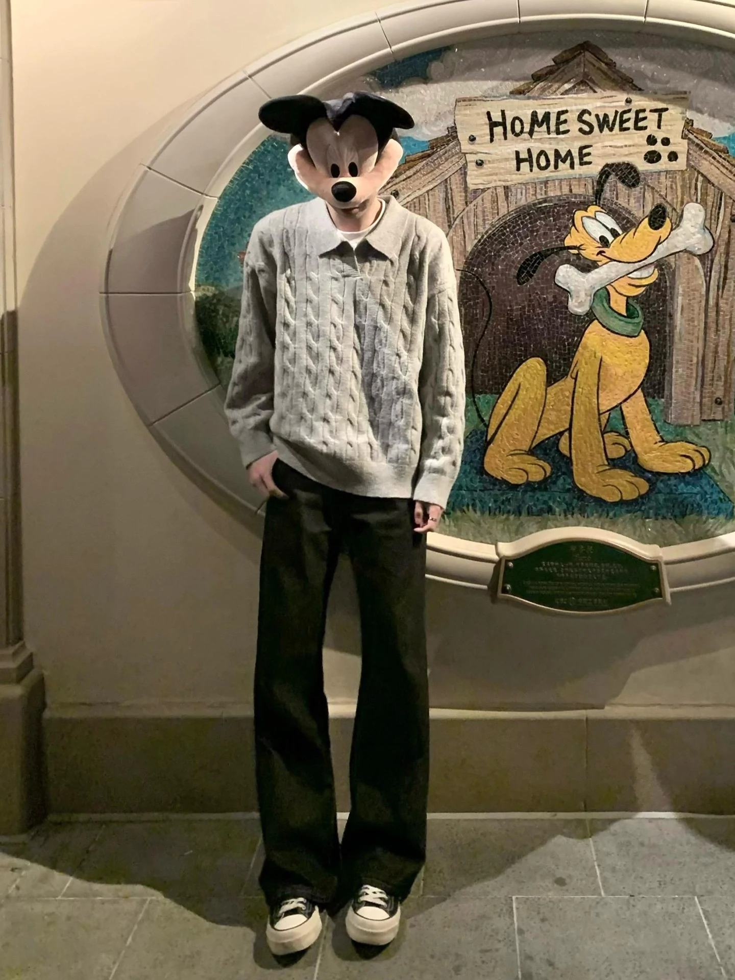 

American Sle Knitted Sweater Men's V-Ne Pullover Autumn Winter Casual Wear Textured Collar irt Inner Wear Knitwear