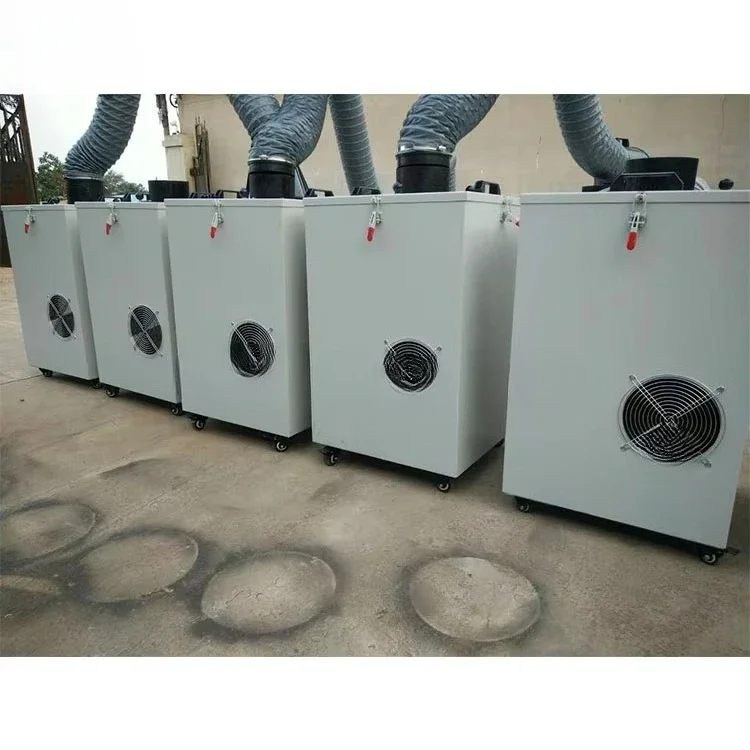 High-efficiency Mobile Purifier for Purifying Large Quantities of Harmful Fine Metal Particles Suspended in the Air.