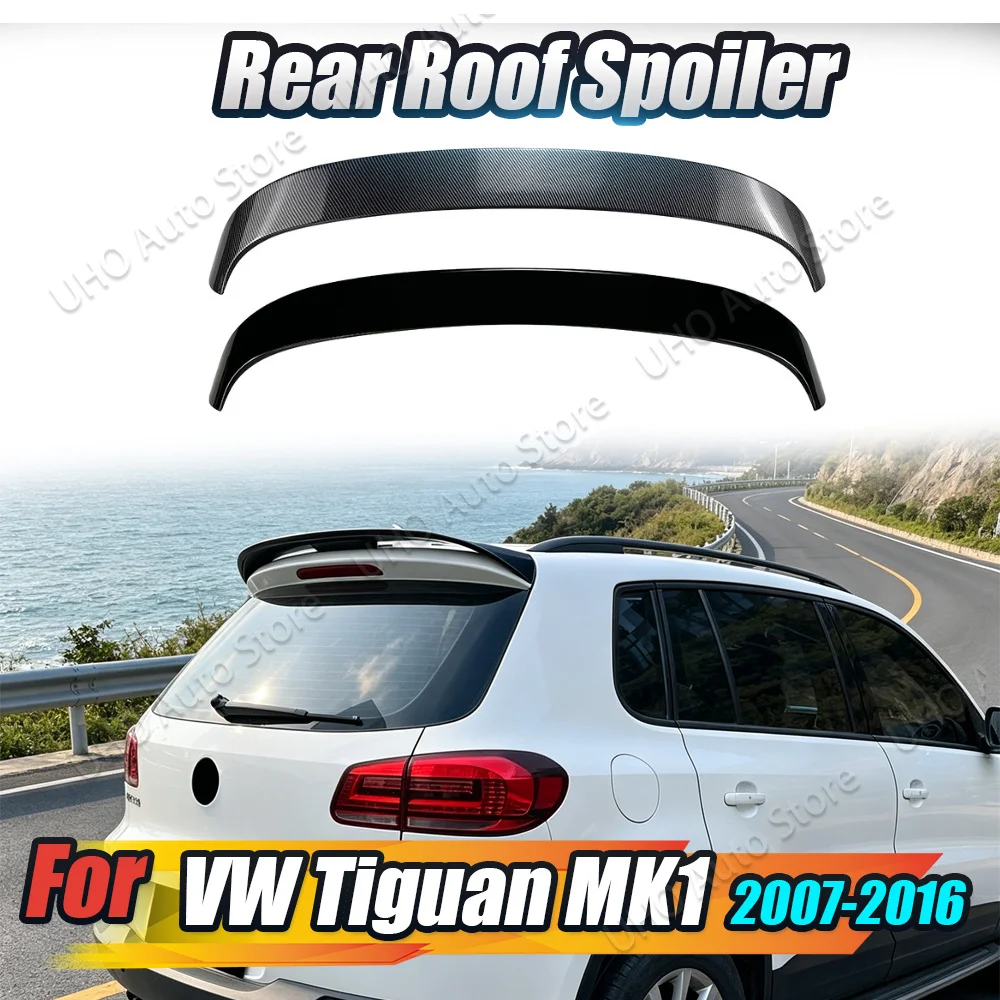 

MK1 Tiguan Car Trunk Lip Splitter Styling Body Kits Tuning Rear Roof Spoiler Tail Wing Trim For VW Tiguan MK1 2007-2016