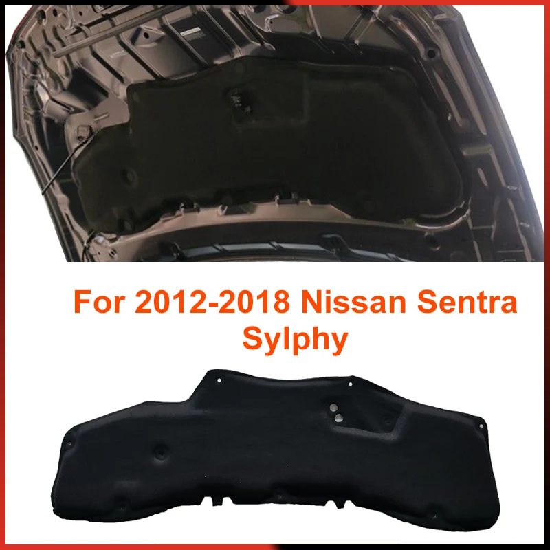 2012-2018 Sound Heat Insulation Cotton Pad for Nissan Sentra Sylphy 2012 2013 2014 2015 2016 2017 2018 Accessories Soundproof