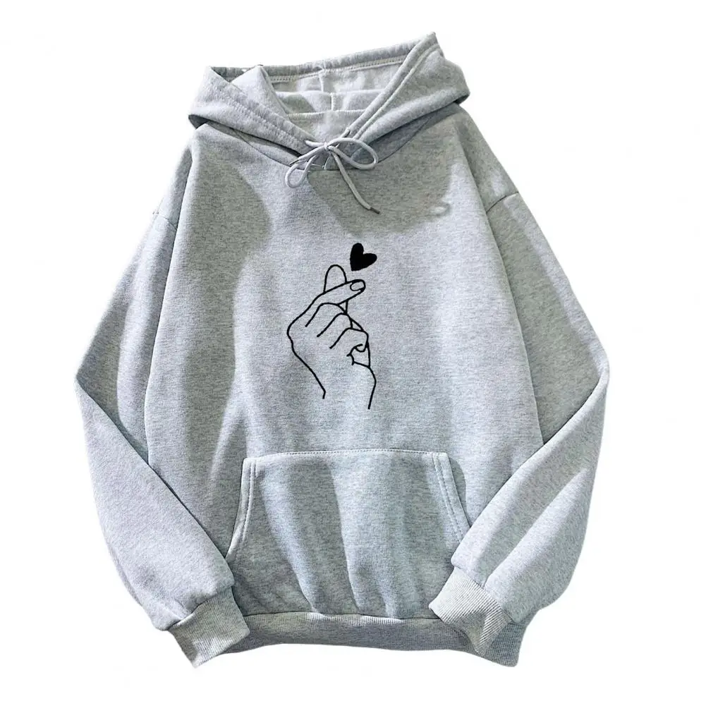 Moletom unissex outono/inverno com punhos elásticos, bainha, bolsos soltos, pelúcia grossa, capuz solto