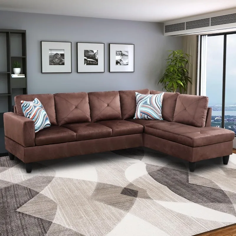 

Sectional Modular Sleeper Sofa Lazy With Storage Ottoman,L Shaped Large Modern Couches U Shaped Living Room Furniture Sets