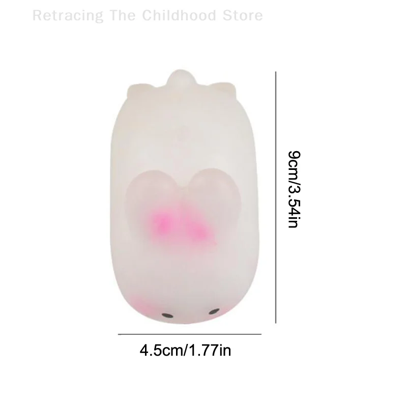 Anti-Stress Toy Color-changing Cute Heart Rabbit Squeeze Fidget Toys Soft Anti Stress Funny Stress Relief For Kid Adult Gift