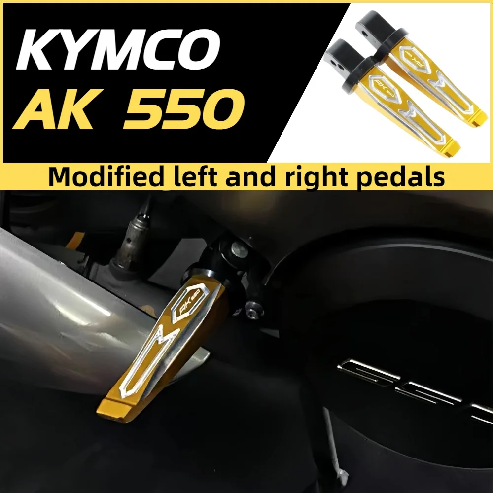 

Подходит для модернизации Kymco AK550 2017-2020 с левыми и правыми задними педалями из алюминиевого сплава. Маленькие аксессуары для педалей.