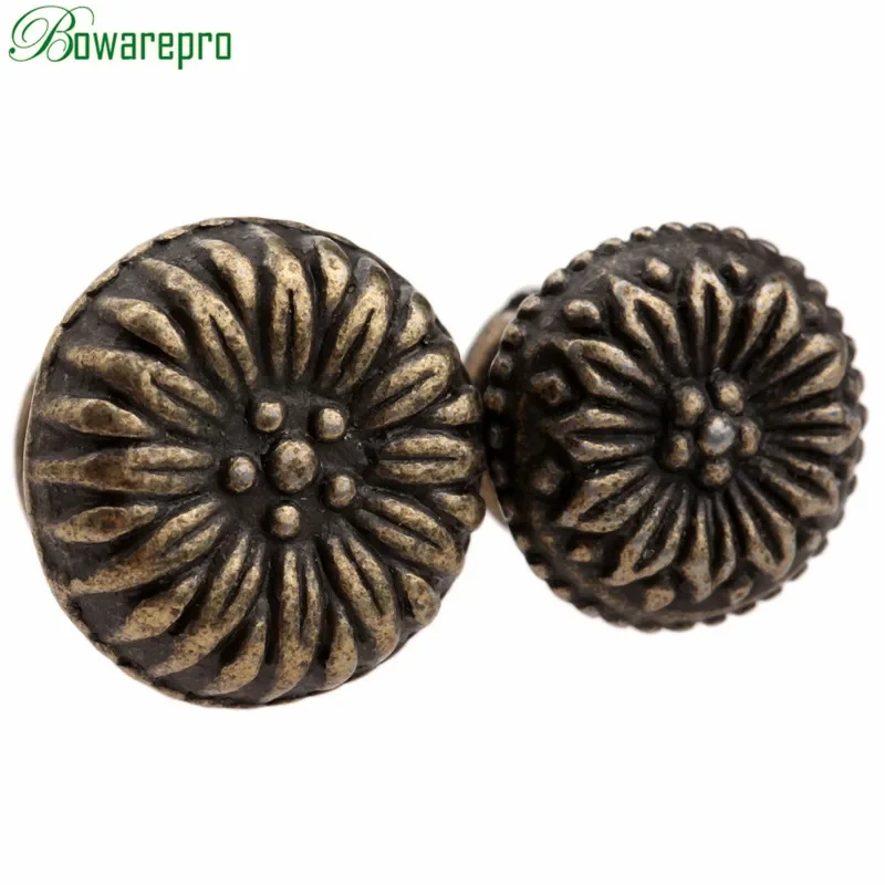 Antique Bronze Cabinet Knobs and Handles Furniture Knob Kitchen Drawer Cupboard Pull Handle Jewelry Box Wooden Case Pull Handles