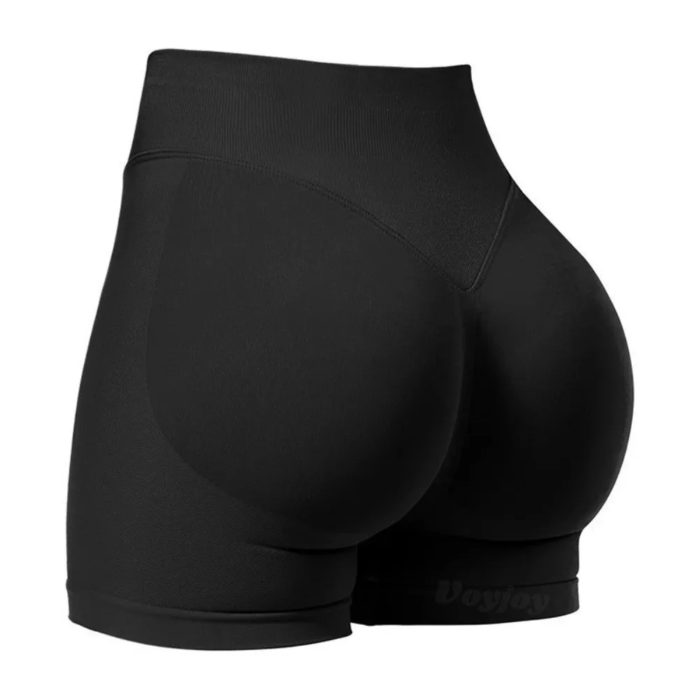 Seamless Leggings Gym Shorts Breathable Elastic Fitness Shorts Tight Fitting Lifted Buttocks Yoga Shorts Yoga Exercise