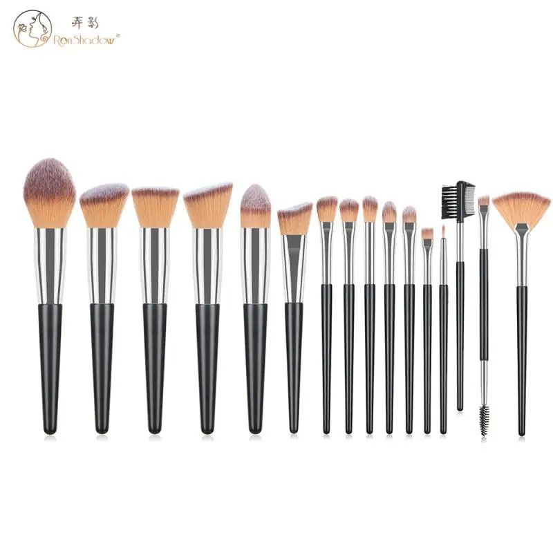 

Makeup Brush Beauty Tools Man-made Fiber Eye Shadow Brush Eyebrow Brush Foundation Brush Blush Brush Wooden Handle Brush