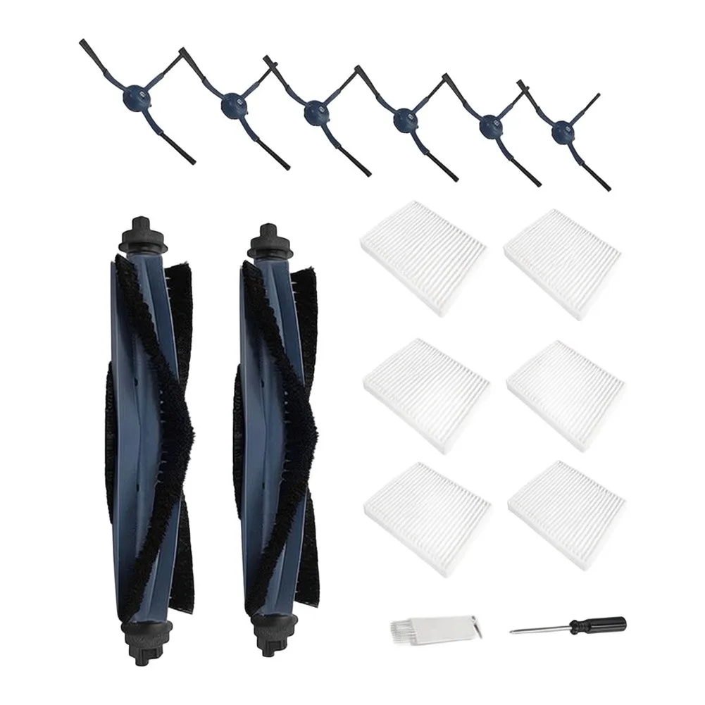 Replacement Kit For Eufy for g50 For Hybrid for l60 For Hybrid With 2 Main Brushes 6 Side Brushes And 6 Filters Accessories Set
