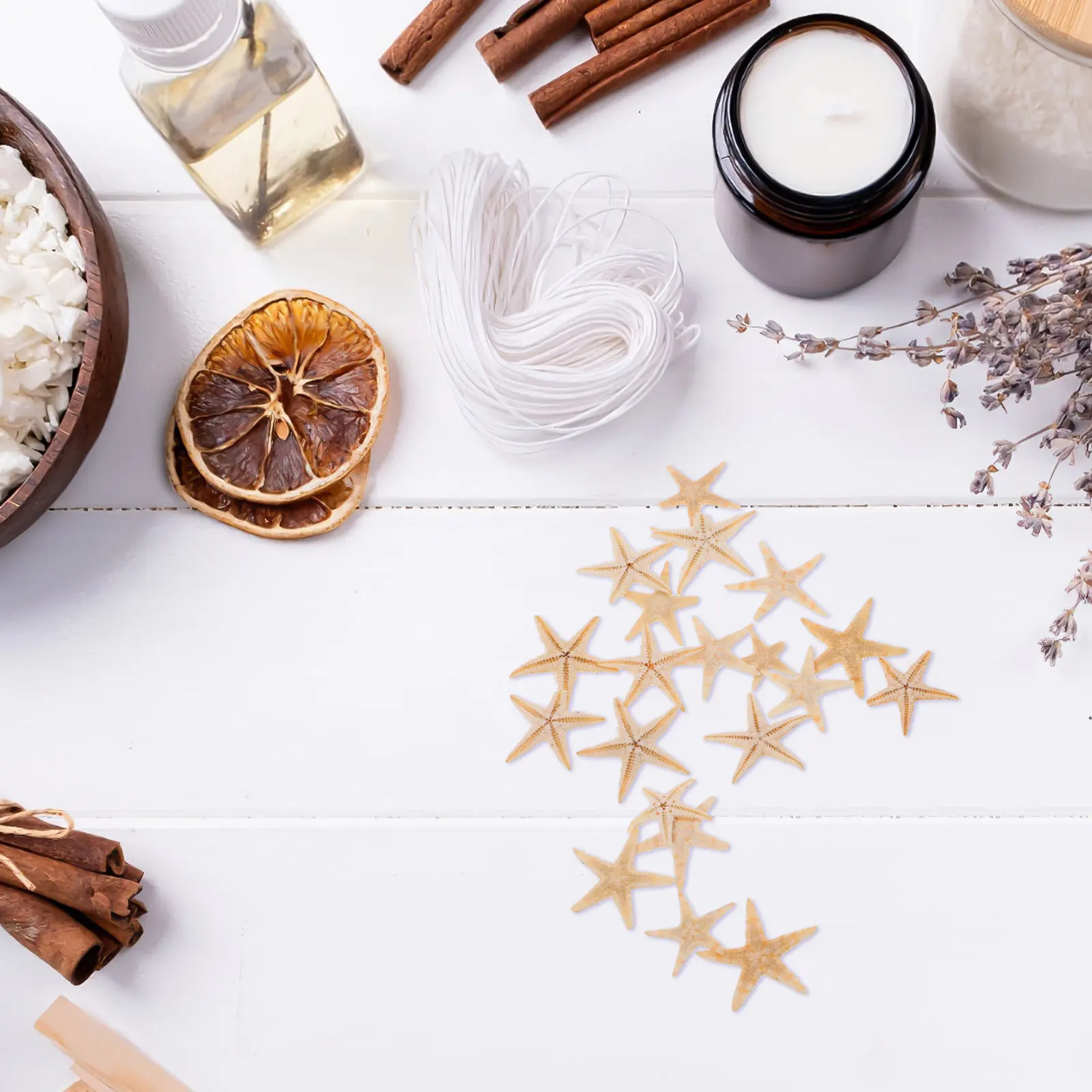 

20 шт. миниатюрных натуральных морских звезд для рукоделия, аксессуары для эпоксидной смолы в пляжной тематике, для создания ароматерапевтических украшений, декорации в виде морских звезд