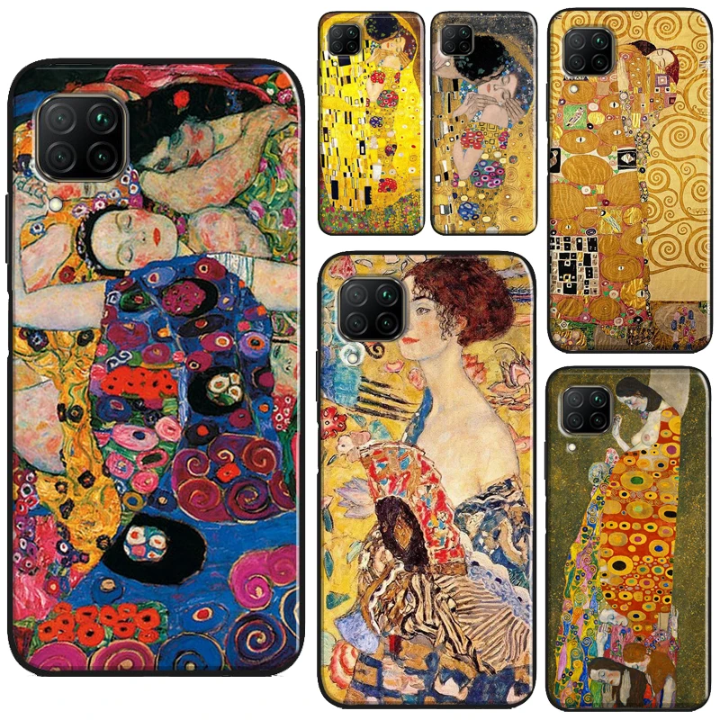 The Kiss Gustav Klimt Painting For Huawei Honor X8a X7a X9a X8 50 70 90 Lite Magic5 Pro P20 P30 P40 P50 P60 Nova 9 5T Case