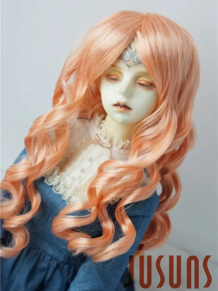 

JD224 1/3 Fashion Curly BJD Doll Wigs SD DOD QBaby Lady Sauvage For size 8-9inch 9-10inch Doll Syntheic Mohair Wig