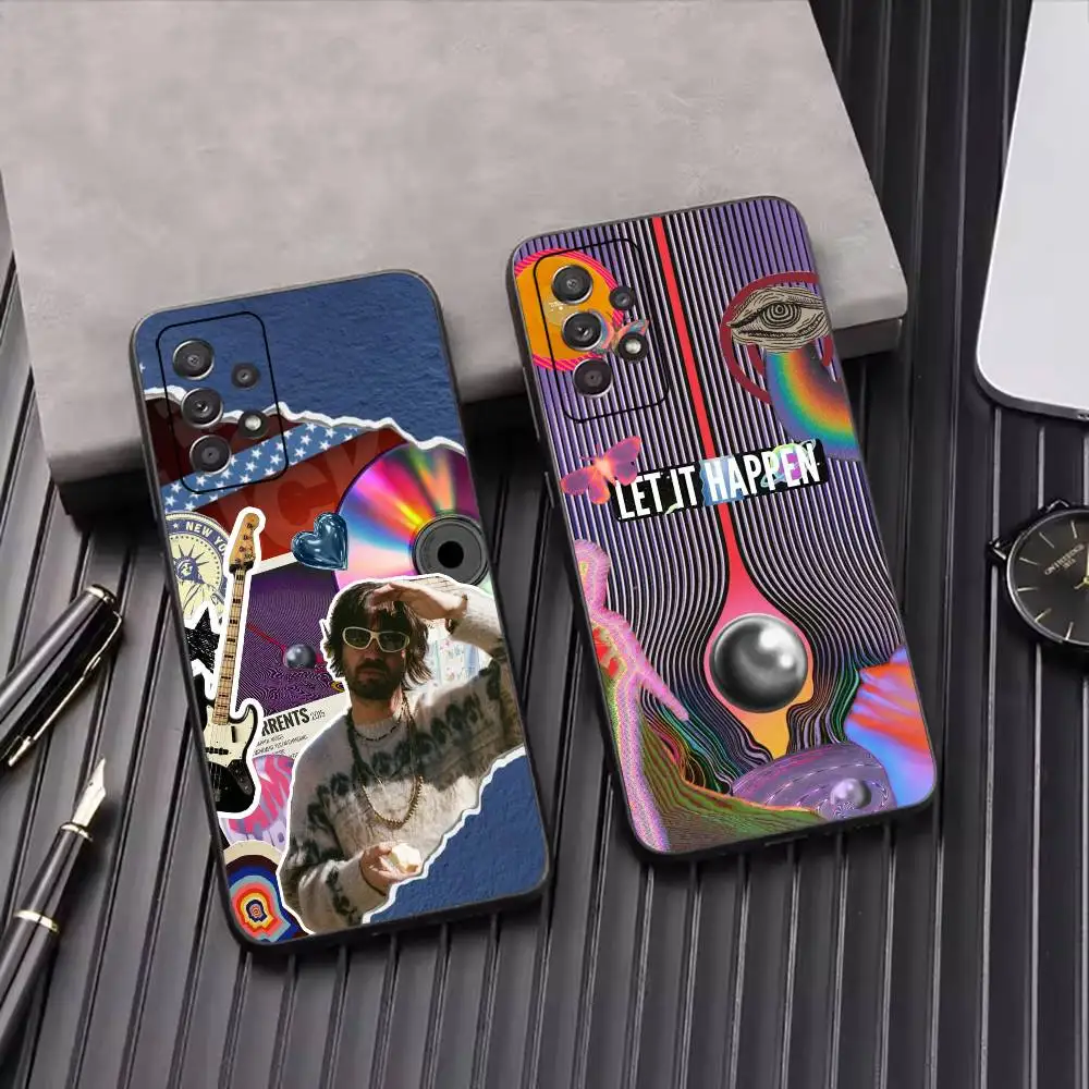 T-Tame Impala Rock Band Album Art Phone Case For Samsung S25,S24,S21,S22,S23,S30,Ultra,S20,Plus,Fe,Soft Silicone Black Cover