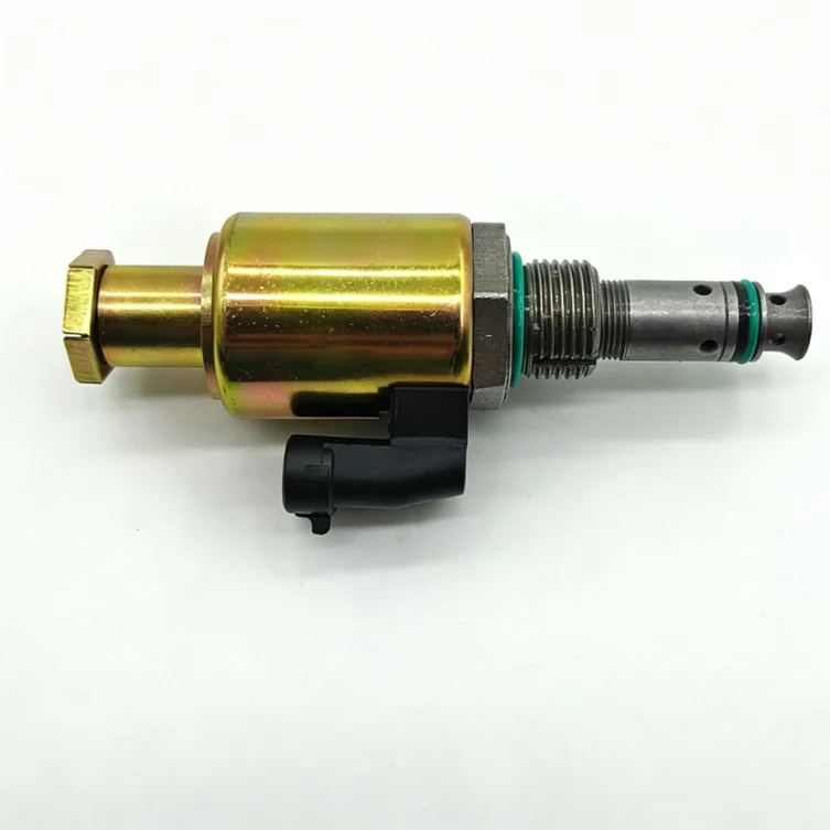 Hydraulic Fuel Injection Solenoid Valve Brass For Excavator E313 325 329C 122-5053 Replacement Part Industrial Machinery