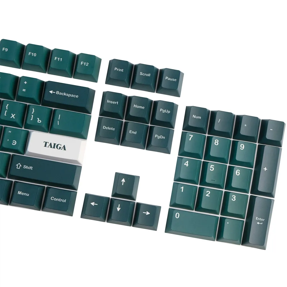 Imagem -04 - Keycap Russo para Teclado Mecânico Perfil Cereja Material Pbt Subbed Gh60 Gk61 Rk68 75 82 84 96 104 142 Chaves