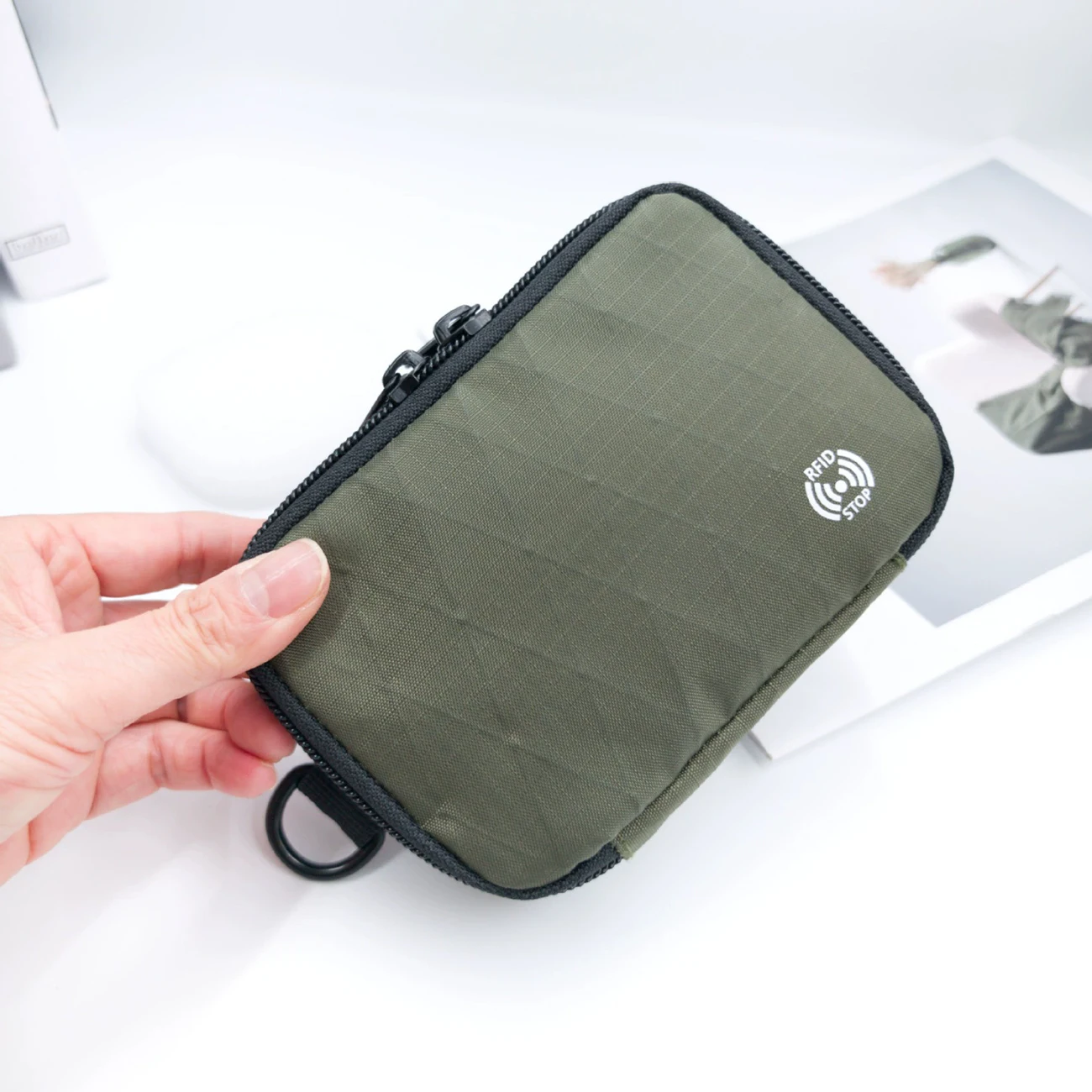 

New Xpac Waterproof Portbale Key Case Earphone Pouch & Coin Purse YKK Zipper RFID Card Holder Multi-Function EDC Organizer Pouch