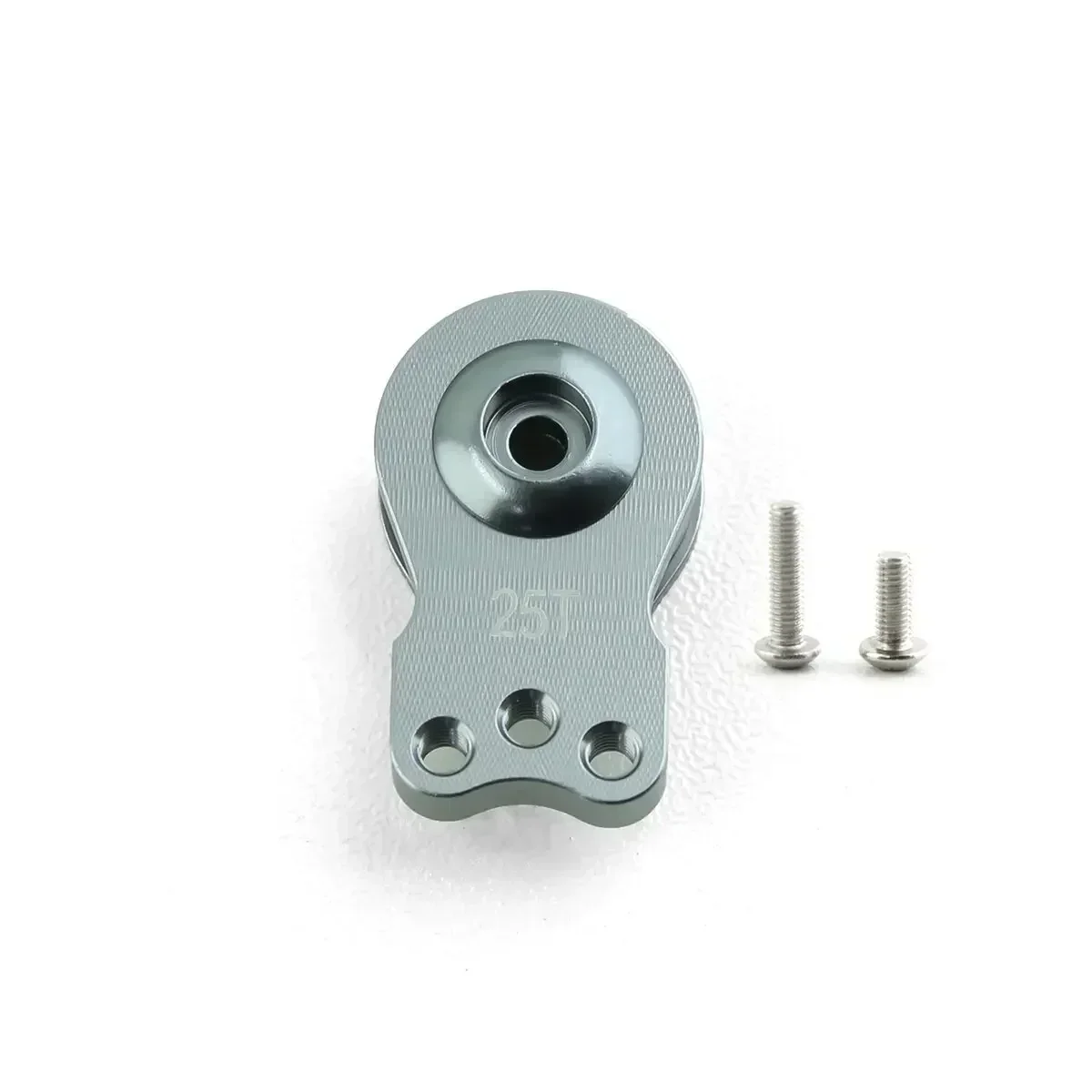 E-Star Hub 25T Metal Aluminum Alloy Shock Absorber Adjustable Servo Arm 3 Hole Style for 1/10 RC Model Helicopter Boat Car Parts