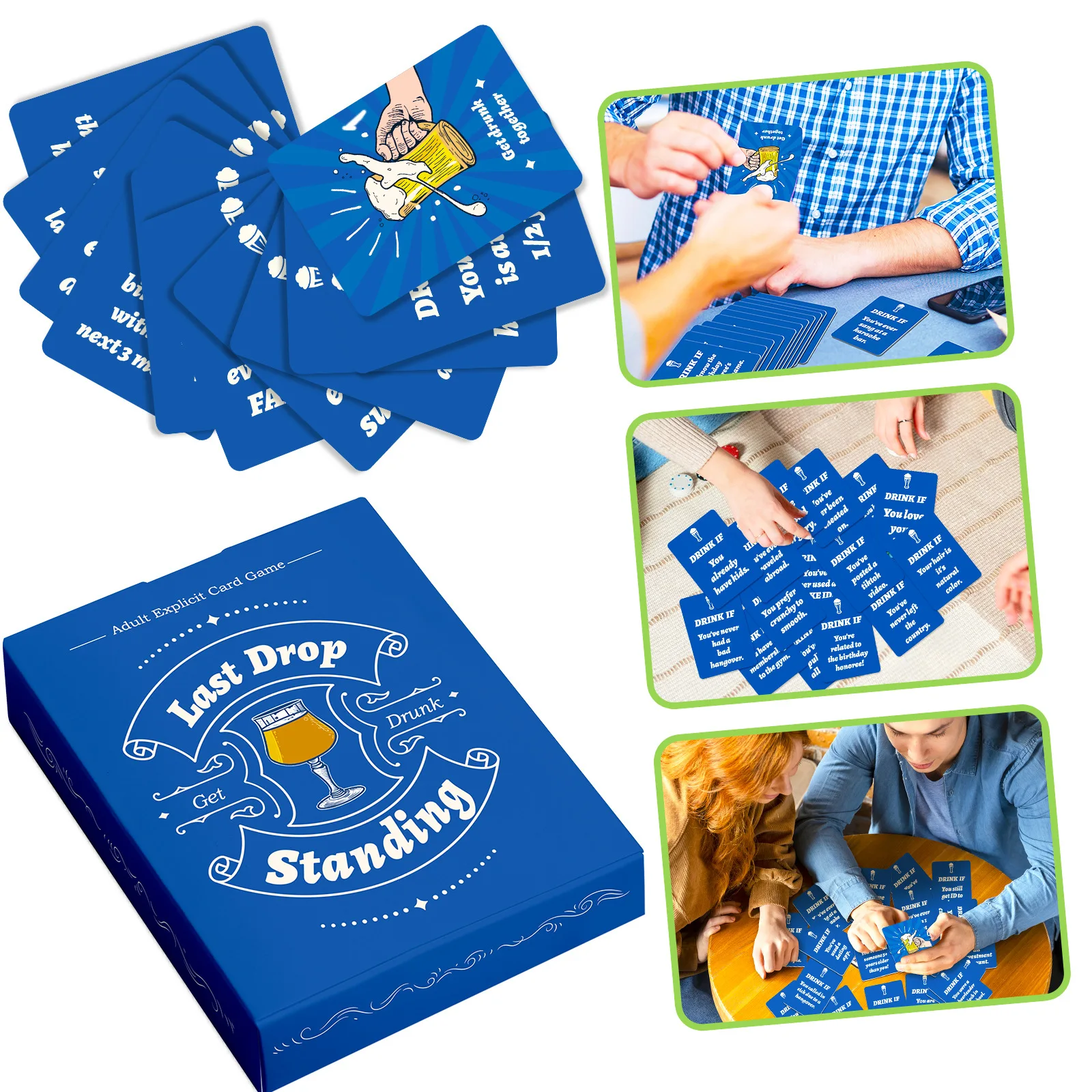

50PCS cards for multi person gatherings, dinners, team building, midfield warm-up games, adult drinking table Party games TOY