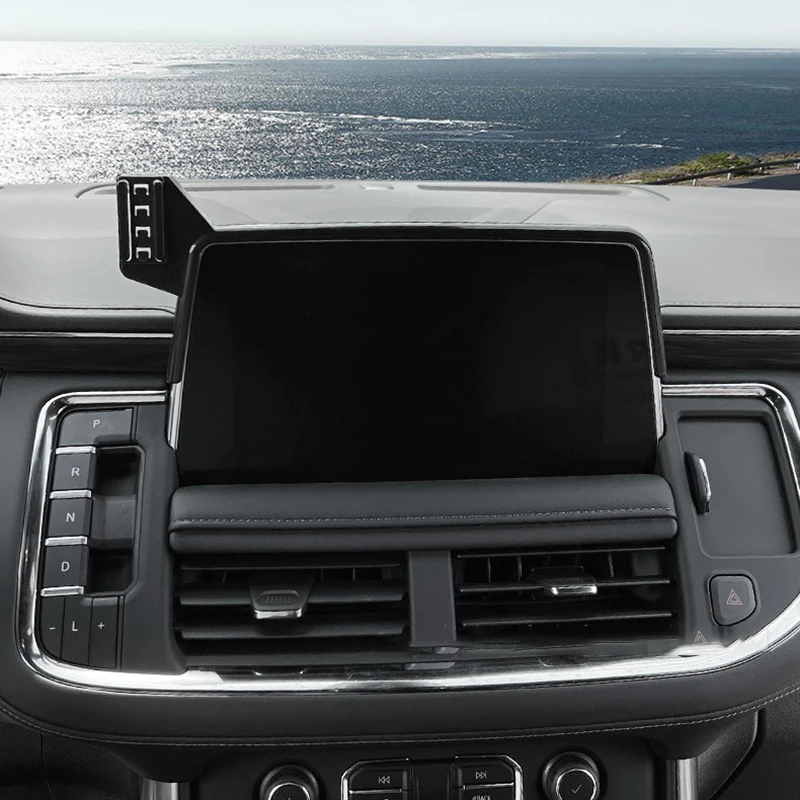 For CHEVROLET SUBURBAN 2019 2020 2021 2022 2023 Navigation Screen Phone Holder Bracket Mounting Base 17mm Cellphone Stand