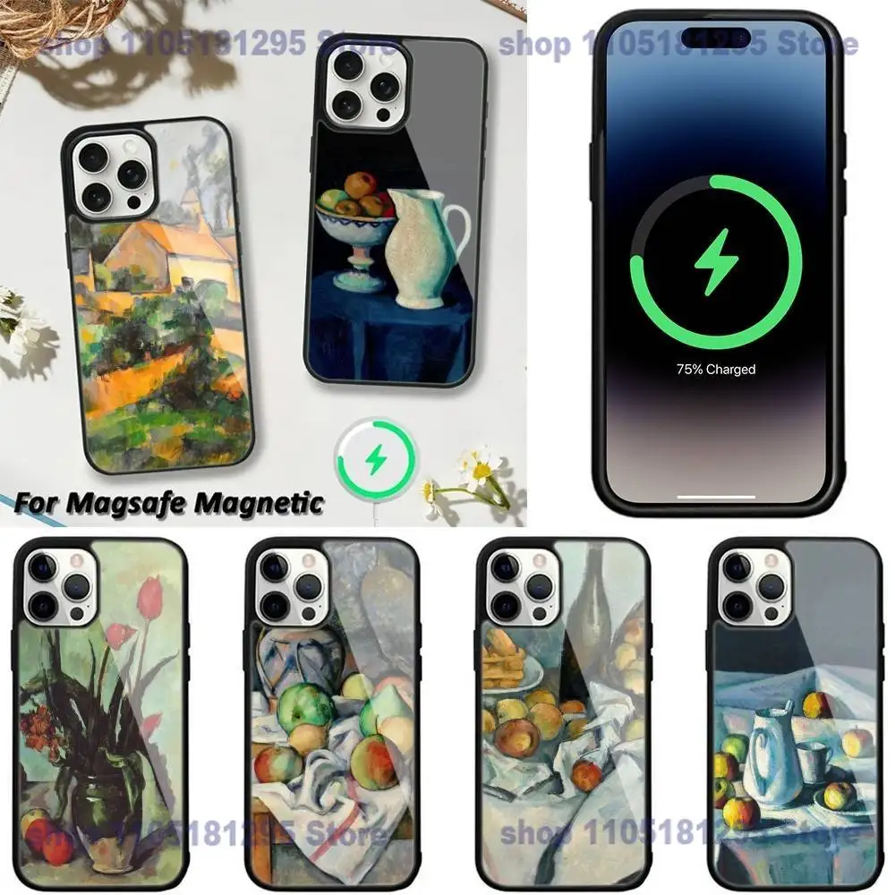 

Paul Cézanne ART Phone Case For iPhone 17,16,15,14,13,12,11,Plus,Pro,Max,Mini Magsafe Magnetic Wireless Charging