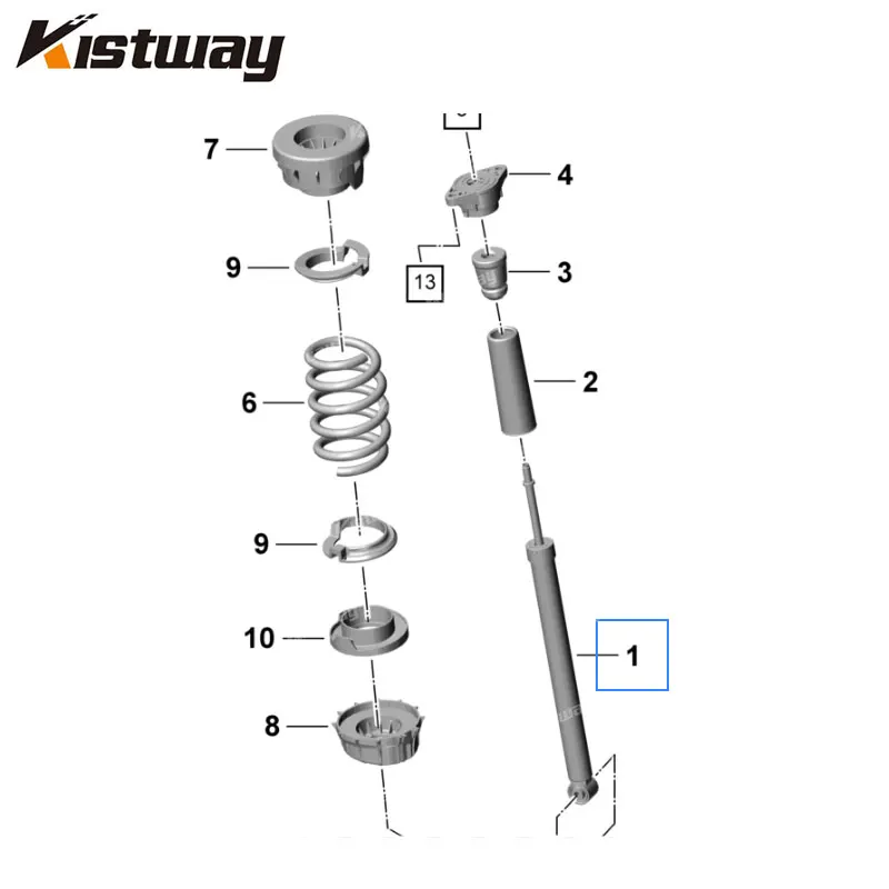 2PCS Rear Electric Sensor ADS Shock Absorbers For Porsche 971 Panamera 2017-2021 971513035B 971513035C 971513035D