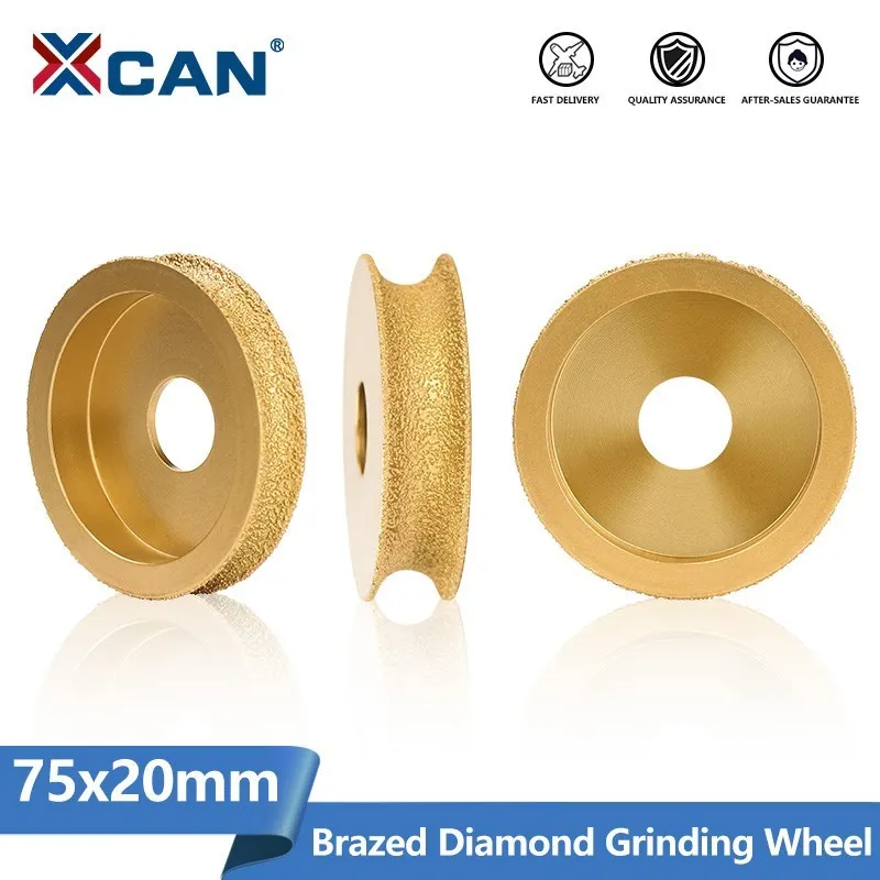 xcan vacuo seco diamante soldadas rebolo bullnose completo afiacao moagem disco para moedor de angulo furo 20 mm diametro polegada 75 mm 01