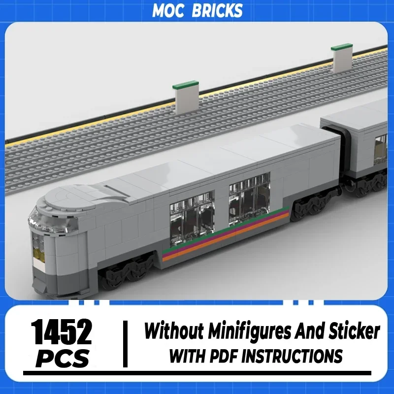 

Серия железнодорожных поездов Moc, строительные кирпичи, многофункциональная модель экспресс-поезда, технология здания, модульный блок, игрушка, праздничные подарки