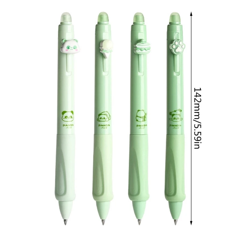 4x Gel Pen Quick-Drying 0.5mm Retractable Neutral Pen Press Pen Creative Erasable Pen Pen Smooth Writing Pen