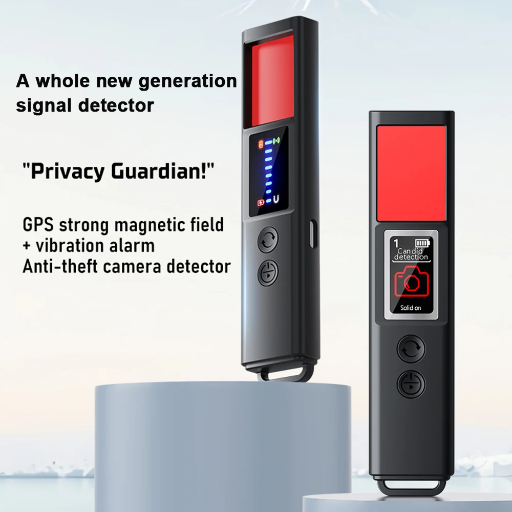 

New signal detector anti-peeping camera viewfinder anti-peeping infrared scanner signal source anti-lost sound and light alarm