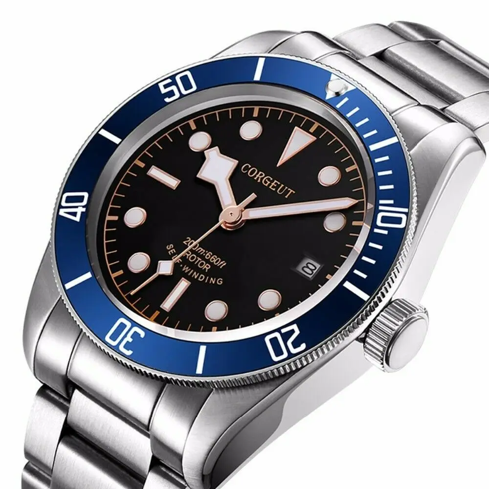 Custom Logo Luxury Men NH35/miyota Automatic Mechanical Watch Military Luminous Dive Relogio Sapphire Mechanical Wrist Watches