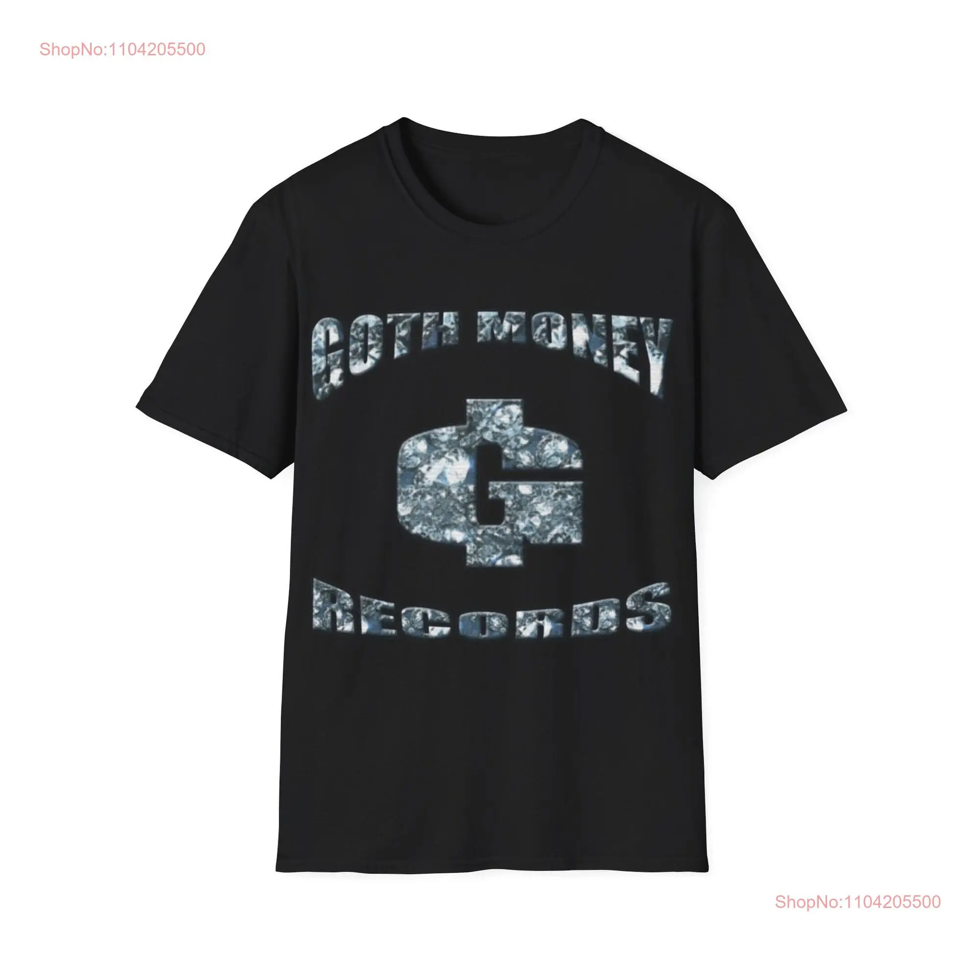 Goth money records T Shirt black kray long or short sleeves