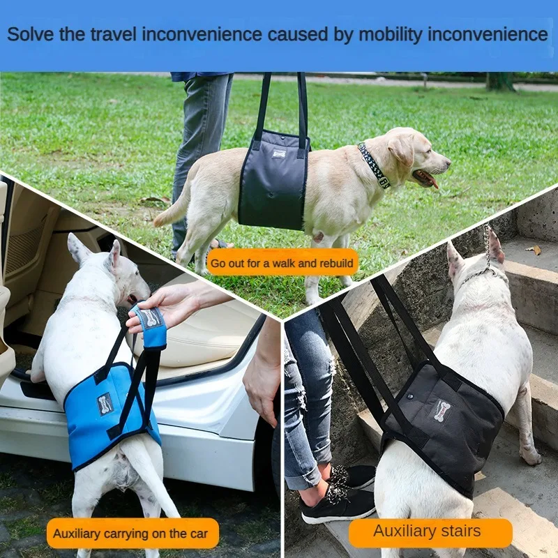 Old age dog walking/Pet Lift Harness Walk Aid Sling Rehabilitation Belly Limb Support Belt for Help Elder Weak Injury Dogs