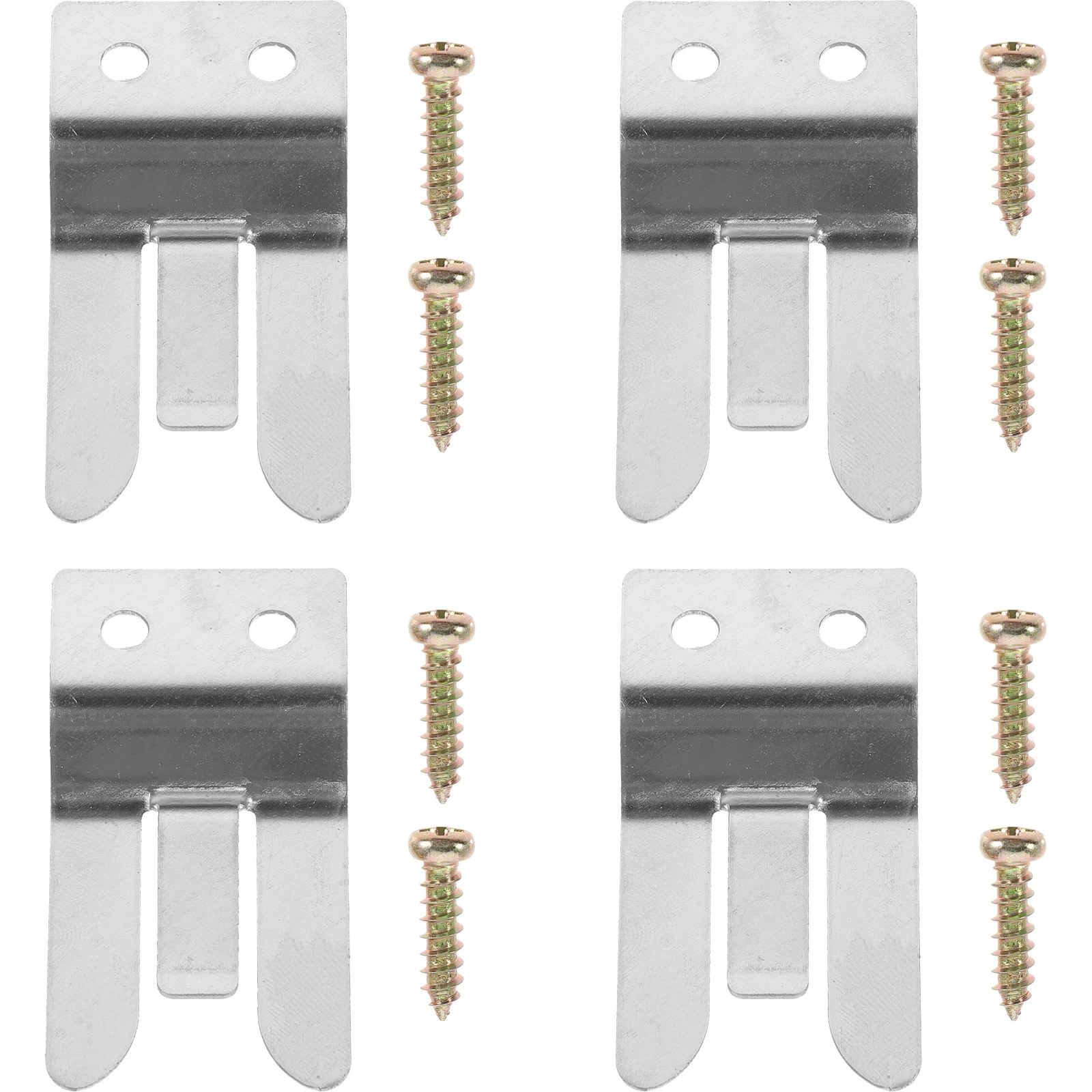 

4Pcs Durable Metal Mic Hooks Antirust Radio Microphone Accessories Compact Easy Carry Fits Most Radio Mics Mic Holder